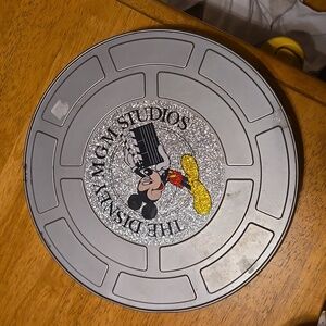 Walt Disney Studios Mickey Mouse Movie Reel Style CookieTin